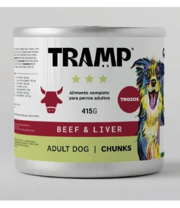 TRAMP DOG CHUNKS TURKEY WITH LIVER 415GR