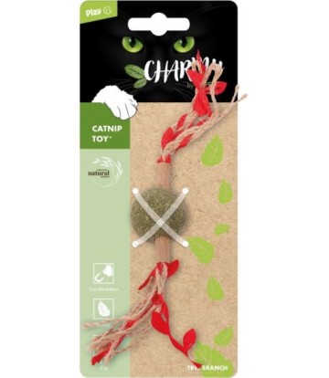 CHARMY CATNIP TOY TREE BANCH RED