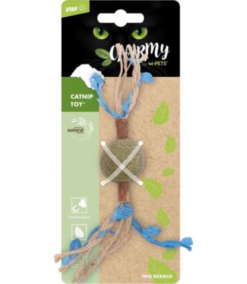 CHARMY CATNIP TOY TREE BANCH BLUE