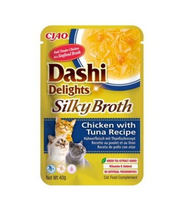 DASHI DELIGHT SILKY BROTH POLLO Y ATUN 40GR