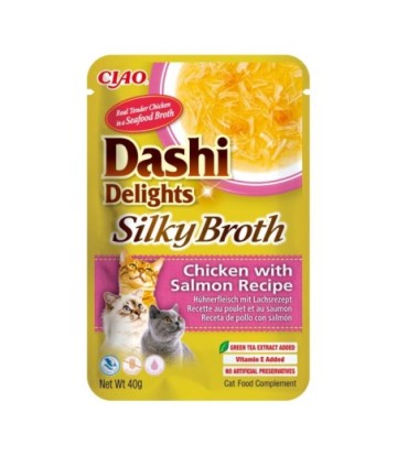 DASHI DELIGHT SILKY BROTH POLLO Y SALMON 40GR