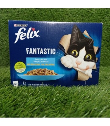 FELIX FANTASTIC GELATINA FESTIN DEL MAR 12X85GR