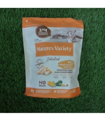 NATURES VARIETY SELECTED KITTEN  POLLO 300GR