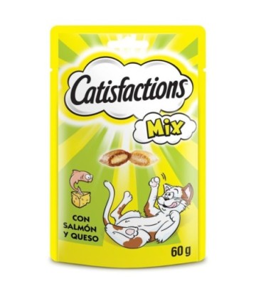 CATISFACTION MIX SALMON Y QUESO 60GR