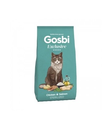 GOSBI EXCLUSIVE CHICKEN Y SALMON STERILIZED 6KG