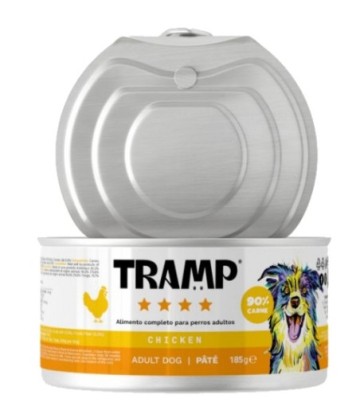 TRAMP DOG PATE WITH CHICKEN 185GR