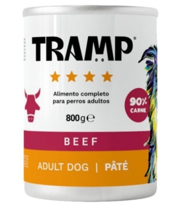 TRAMP DOG PATE WITH BEEF 185GR