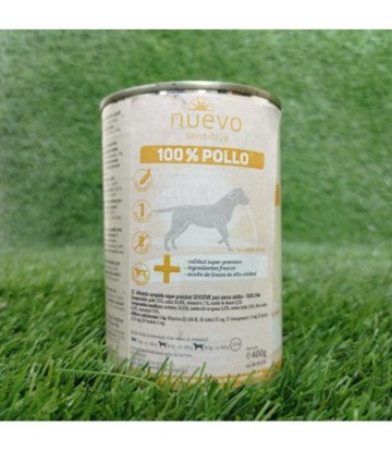 LATA PERRO SENSITIVE 100% POLLO 400GR