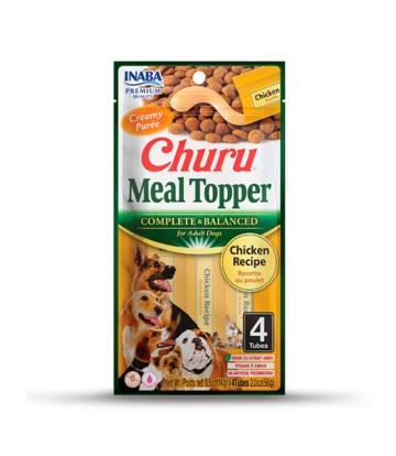 CHURU MEAL TOPPER POLLO 4X14GR