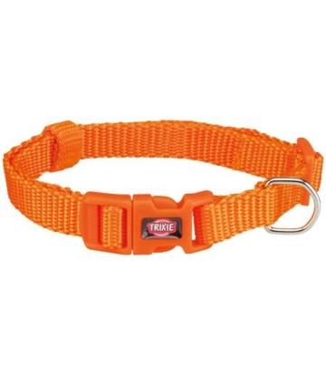 COLLAR PREMIUN XS-S 22-35CM-10MM PAPAYA