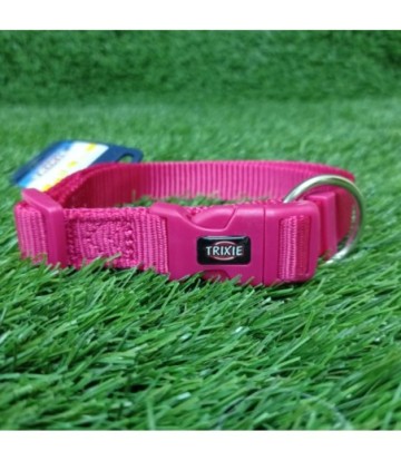 COLLAR PREMIUM M-L 35-55CM/20MM FUCSIA