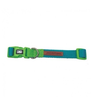 X-TRM COLLAR TURQUESA/VERDE 20-30CM X 1CM