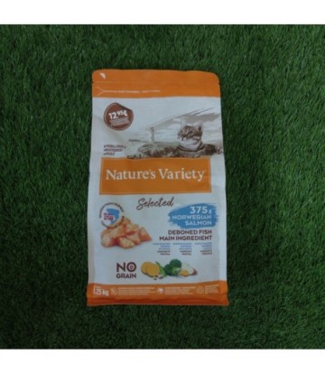 NV  NO GRAIN STERILIZED SALMON 1.25KG