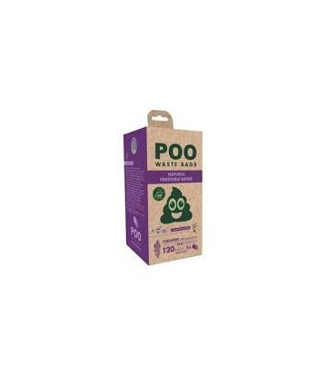 BOLSAS POO LAVANDA 120UNI