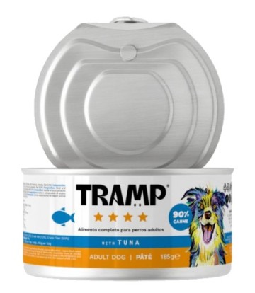 TRAMP DOG PATE WITH TUNA 185GR