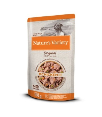 NATURES VARIETY ORIGINAL NO GRAIN MINI POLLO 150GR