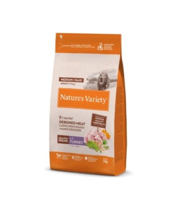 NV GRAIN MEDIUM ADULT PAVO 10KG