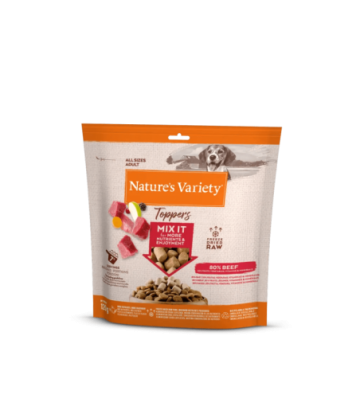 NATURES VARIETY TOPPERS BEEF 120GR