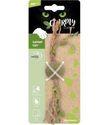 CHARMY CATNIP TOY TREE BANCH RED