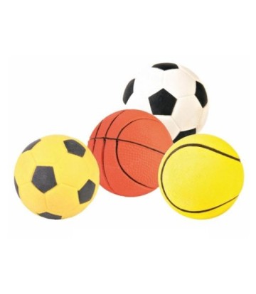 PELOTA COLOR CAUCHO SUAVE 6CM