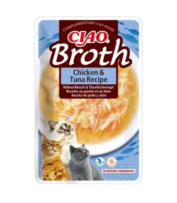 CHURU CAT BROTH POLLO 40GR