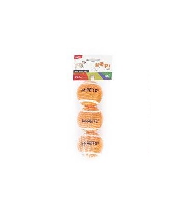 HOP PELOTAS DE TENIS NARANJA 6.4CM 3 UND.