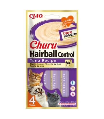CHURU CAT HAIRBALL ATUN 4X14GR