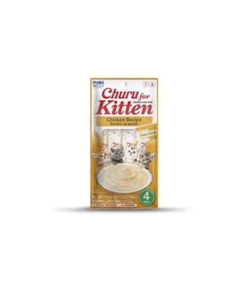 CHURU CAT KITTEN POLLO 4X14GR