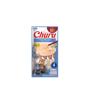 CHURU CAT SENIOR ATUN 4X14GR