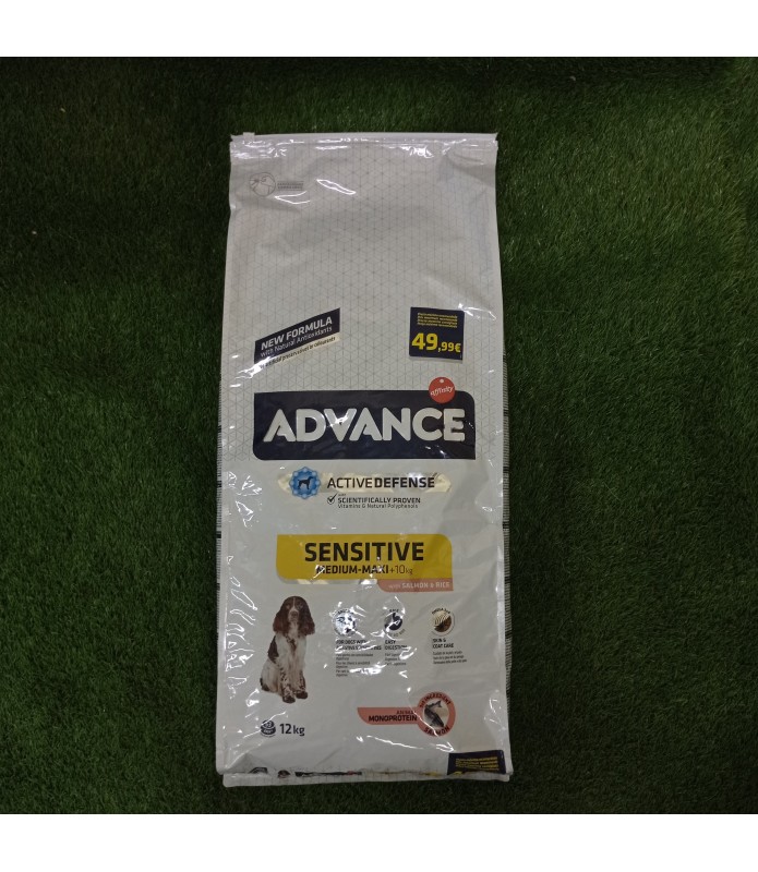 ADVANCE SENSITIVE SALMON Y ARROZ 12KG ADVANCE SENSITIVE SALMON Y ARROZ 12KG