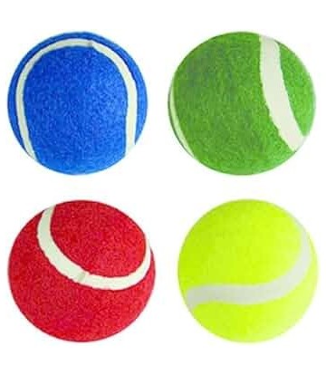HOP PELOTAS DE TENIS AZUL 5CM 3 UND.