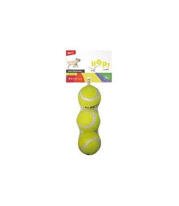HOP PELOTAS DE TENIS AMARILLO 6.4CM 3 UND.