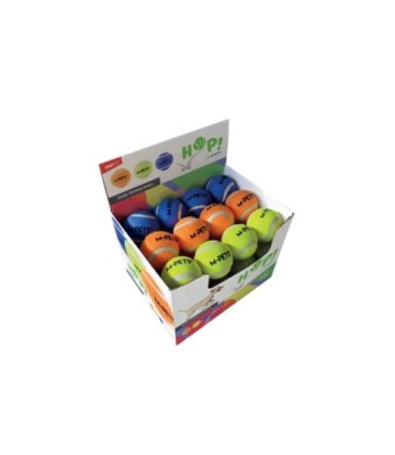 HOP PELOTAS DE TENIS 6.4CM COLORES SURTIOS