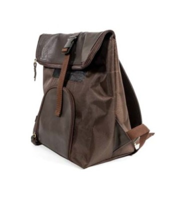 ULLASSA MOCHILA PARA PERRO MARRON
