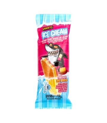 HELADO SHARKY SABOR SALCHICHA Y QUESO 50GR