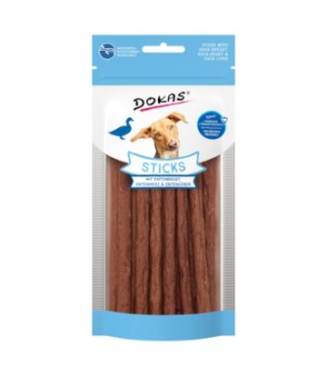 DOKAS PERRO STICK PATO Y CORAZON 60GR