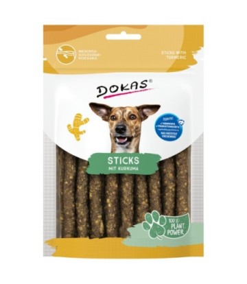 DOKAS PERRO STICKS CURCUMA 105GR