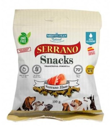 MDT SERRANO SNACK PERROS JAMON 85GR
