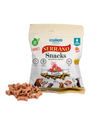 MDT SERRANO SNACK PERROS CORDERO 85GR