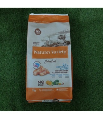 NV NO GRAIN STERILIZED SALMON 7KG