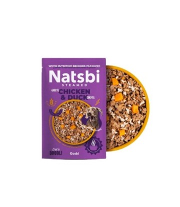 NATSBI STEAMED CHICKEN & DUCK 500GR