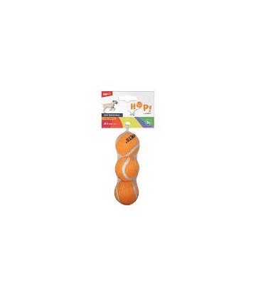HOP PELOTAS DE TENIS NARANJA 5CM 3 UND.