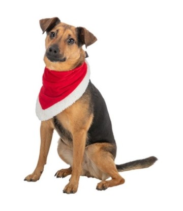 PAÑUELO NAVIDAD ROSA 75CM