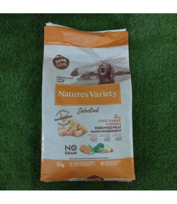 NV NO GRAIN MEDIUM ADULT POLLO 10KG
