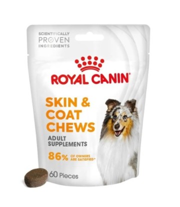 CHEWS SUPPLEMETNS SKIN & COAT 240GR