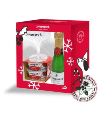 YOGUPET CAJA NAVIDAD CHAMPAN+COPA+YOGURT