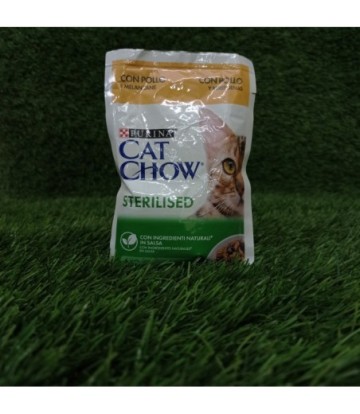 CAT CHOW ADULT ESTERILIZADO POLLO 85GR