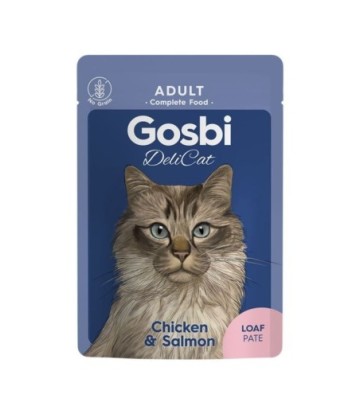 GOSBI DELICAT ADULT CHICKEN & SALMON LOAF 70GR