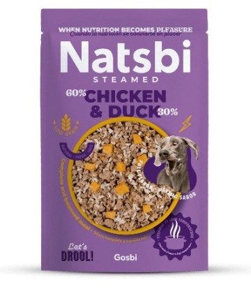 NATSBI STEAMED CHICKEN & DUCK 200GR