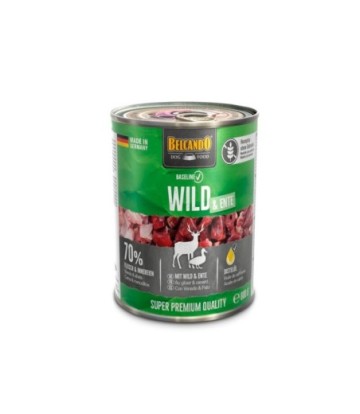 BELCANDO BASELINE VENADO Y PATO 400GR